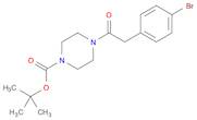 tert-butyl 4-(2-(4-broMophenyl)acetyl)piperazine-1-carboxylate