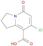 7-chloro-1,2,3,5-tetrahydro-5-oxoindolizine-8-carboxylic acid