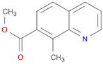 7-Quinolinecarboxylic acid, 8-Methyl-, Methyl ester