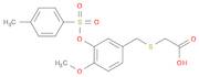 2-(4-methoxy-3-(tosyloxy)benzylthio)acetic acid