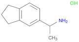 1-(2,3-DIHYDRO-1H-INDEN-5-YL)ETHAN-1-AMINE HYDROCHLORIDE