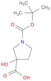 1-(tert-butoxycarbonyl)-3-hydroxypyrrolidine-3-carboxylic acid