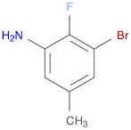 Benzenamine, 3-bromo-2-fluoro-5-methyl-