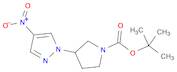 tert-butyl3-(4-nitro-1H-pyrazol-1-yl)pyrrolidine-1-carboxylate