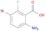 6-Amino-3-bromo-2-fluoro-benzoic acid