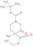 1,4-Piperidinedicarboxylic acid, 4-methyl-3-oxo-, 1-(1,1-dimethylethyl) 4-ethyl ester