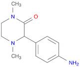 2-Piperazinone, 3-(4-aminophenyl)-1,4-dimethyl-