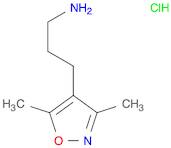 4-Isoxazolepropanamine, 3,5-dimethyl-, hydrochloride