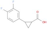 2-(3,4-difluorophenyl)cyclopropanecarboxylic acid