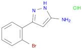 5-AMino-3-(2-broMophenyl)pyrazole Hydrochloride