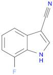 1H-Indole-3-carbonitrile, 7-fluoro-