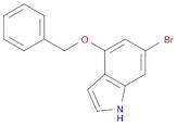 1H-Indole, 6-broMo-4-(phenylMethoxy)-
