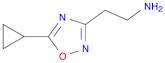 2-(5-cyclopropyl-1,2,4-oxadiazol-3-yl)ethanamine