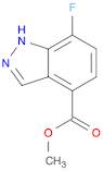 1H-Indazole-4-carboxylic acid, 7-fluoro-, Methyl ester