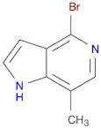1H-Pyrrolo[3,2-c]pyridine, 4-broMo-7-Methyl-