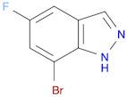 1H-Indazole, 7-broMo-5-fluoro-