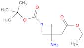 tert-butyl 3-aMino-3-(2-ethoxy-2-oxoethyl)azetidine-1-carboxylate