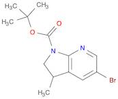 1H-Pyrrolo[2,3-b]pyridine-1-carboxylic acid, 5-broMo-2,3-dihydro-3-Methyl-, 1,1-diMethylethyl ester
