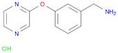 (3-(Pyrazin-2-yloxy)phenyl)methanamine hydrochloride