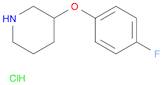 3-(4-Fluorophenoxy)piperidine HCl
