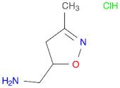 [(3-methyl-4,5-dihydroisoxazol-5-yl)methyl]amine hydrochloride