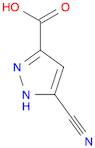 3-cyano-1H-pyrazole-5-carboxylic acid