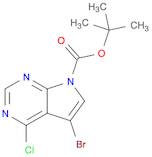 tert-butyl 5-broMo-4-chloro-7H-pyrrolo[2,3-d]pyriMidine-7-carboxylate