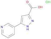 5-PYRIDIN-3-YL-1H-PYRAZOLE-3-CARBOXYLIC ACIDHYDROCHLORIDE