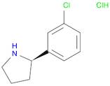 (R)-2-(3-CHLOROPHENYL)PYRROLIDINE HYDROCHLORIDE