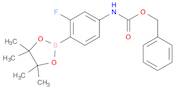 4-(Benzyloxycarbonylamino)-2-fluorophenylboronic acid, pinacol ester