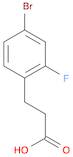 3-(4-BROMO-2-FLUORO-PHENYL)-PROPIONIC ACID