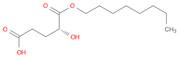 (2R)-2-Hydroxy-pentanedioic acid 1-octyl ester