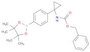 Benzyl 1-(4-(4,4,5,5-tetramethyl-1,3,2-dioxaborolan-2-yl)phenyl)cyclopropylcarbamate