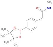 N-Methyl-2-(4-(4,4,5,5-tetramethyl-1,3,2-dioxaborolan-2-yl)phenyl)acetamide