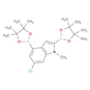 6-Chloro-1-methyl-2,4-bis(4,4,5,5-tetramethyl-1,3,2-dioxaborolan-2-yl)-1H-indole