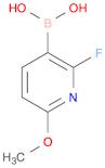 2-Fluoro-6-methoxypyridin-3-ylboronic acid