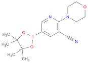 2-Morpholino-5-(4,4,5,5-tetramethyl-1,3,2-dioxaborolan-2-yl)nicotinonitrile
