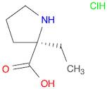 (R)-2-ethylpyrrolidine-2-carboxylic acid (hydrochloride)