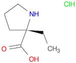 (S)-2-ethylpyrrolidine-2-carboxylic acid hydrochloride
