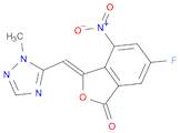 1(3H)-Isobenzofuranone,6-fluoro-3-[(1-Methyl-1H-1,2,4-triazol-5-yl)Methylene]-4-nitro-,(3Z)-