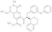 1,2,4-Benzenetricarboxylic acid, 5-[[[(3-phenoxyphenyl)Methyl][(1S)-1,2,3,4-tetrahydro-1-naphthalenyl]aMino]carbonyl]-, 1,2,4-triMethyl ester