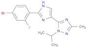 1H-1,2,4-Triazole, 5-[2-(4-broMo-2-fluorophenyl)-1H-iMidazol-5-yl]-3-Methyl-1-(1-Methylethyl)-