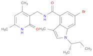 1H-Indole-4-carboxaMide, 6-broMo-N-[(1,2-dihydro-4,6-diMethyl-2-oxo-3-pyridinyl)Methyl]-3-Methyl-1…