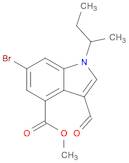 1H-Indole-4-carboxylic acid, 6-broMo-3-forMyl-1-(1-Methylpropyl)-, Methyl ester