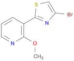 4-broMo-2-(2-Methoxypyridin-3-yl)thiazole