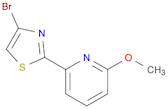 4-broMo-2-(6-Methoxypyridin-2-yl)thiazole