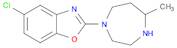 5-Chloro-2-(hexahydro-5-methyl-1H-1,4-diazepin-1-yl)benzoxazole