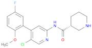 Piperidine-3-carboxylic acid [5-chloro-4-(5-fluoro-2-methoxy-phenyl)-pyridin-2-yl]-amide