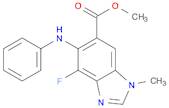 Methyl 4-fluoro-1-Methyl-5-(phenylaMino)-1H-benzo[d]iMidazole-6-carboxylate