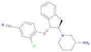 Benzonitrile, 4-[[(1R,2R)-2-[(3R)-3-aMino-1-piperidinyl]-2,3-dihydro-1H-inden-1-yl]oxy]-3-chloro-